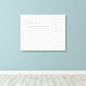 Eenvoudig, koel abstract, bewegingsconceptlijnpatr canvas afdruk (Insitu (Houten vloer))