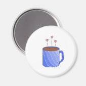 Eenvoudig koffie magneet (Voorkant / Achterkant)
