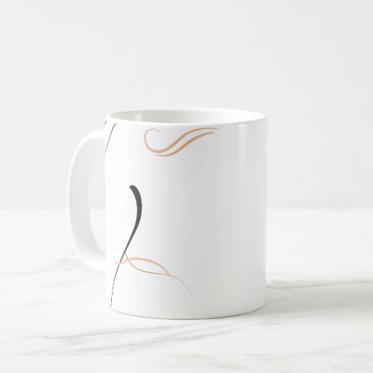 eenvoudig koffiemok (Voorkant links)