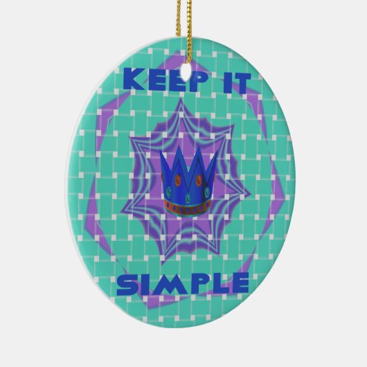 Eenvoudig koninklijk keramisch ornament (Rechts)