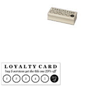 Eenvoudig kopen vijf krijgt Kortingen Loyalty Rubberstempel (Gestempeld)
