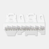 Eenvoudig lavender Wildflower Wedding Bedankdoosjes (Uitgevouwen)