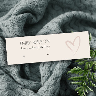 Eenvoudig leesbaar, dubbelhartig, hartgebonden bee mini visitekaartje