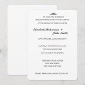 Eenvoudig legant Weddenschap Kaart (Voorkant / Achterkant)