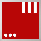 Eenvoudig Letter en Pictogram ART + uw kleuren en Poster (Voorkant)