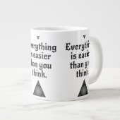 Eenvoudig leven extra grote beker (Voorkant rechts)