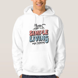 Eenvoudig leven, high thinking - Schattigee katten Hoodie