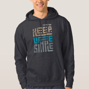 Eenvoudig leven hoodie