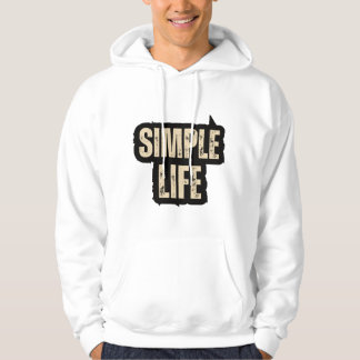 Eenvoudig leven hoodie