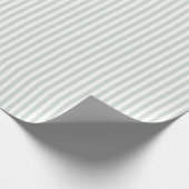 Eenvoudig licht en wit Stripes patroon Cadeaupapier (Hoek)