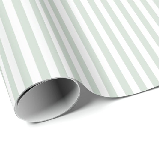 Eenvoudig licht en wit Stripes patroon Cadeaupapier (Rol Hoek)