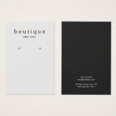 Eenvoudig lichtgrijs oorscherm Kaart (Voorkant /achterkant)