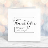 Eenvoudig Lijst dank u Zelfinktende Stempel