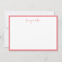 Eenvoudig Lijst Lang Script bewerkbaar koraal Aang