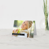 Eenvoudig lint Afstuderen dank u kaart (Voorkant)