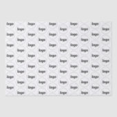 Eenvoudig Logo-bedrijfspatroon Tissuepapier (Voorkant)