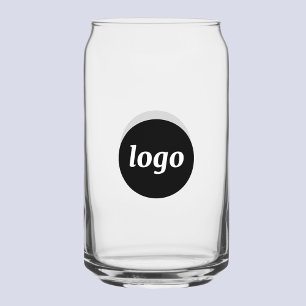 Eenvoudig Logo Merk Promotioneel Bedrijf Blikvorm Glas