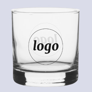 Eenvoudig Logo Merk Promotioneel Bedrijf Whisky Glas