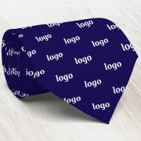 Eenvoudig Logo Patroon Navy Blauwe Zakelijke