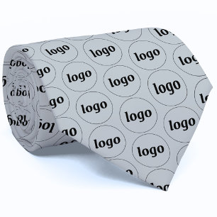 Eenvoudig logo patroon zakendoen stropdas