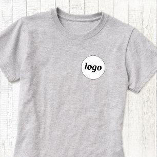 Eenvoudig Logo Wapenschild Promotionele Zakelijke  T-shirt