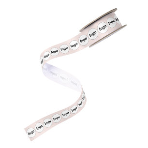 Eenvoudig Logo Zakelijk Patroon Blush Roze Lint