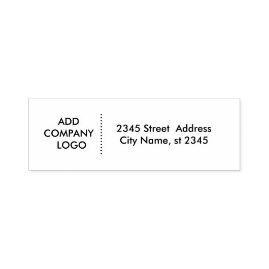 Eenvoudig logo  zelfinktende stempel (Design)