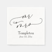 Eenvoudig Luxe Script Font Mr & Mrs. Servet (Voorkant)