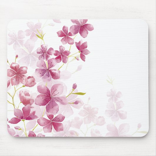 Eenvoudig maar Elegant Cherry Blossom | Mousepad Muismat (Voorkant)