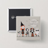 Eenvoudig maar elegant Halloween | Button (Voorkant /achterkant)