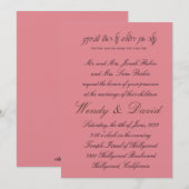 Eenvoudig maar elegant kaart (Voorkant / Achterkant)