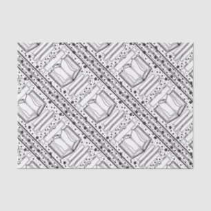 Eenvoudig, maar krachtig boek zonder naadloos patr tissuepapier