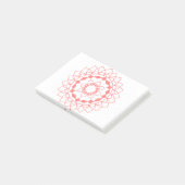 Eenvoudig Mandala Post-it® Notes (Schuin)