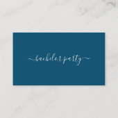 Eenvoudig Manuscript - de Uitnodiging van de Ticke (Achterkant)