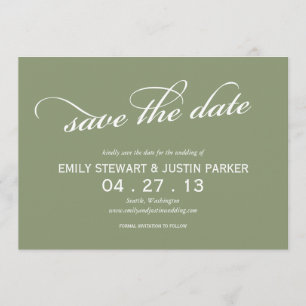 eenvoudig manuscript sparen de datum save the date