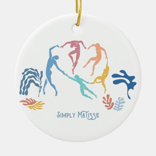 Eenvoudig Matisse - Dance Keramisch Ornament (Voorkant)