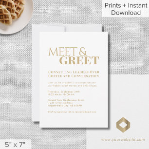 Eenvoudig Meet & Greet zakelijk netwerkevenement Kaart