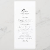 Eenvoudig menu lang (Voorkant)