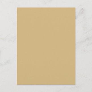 eenvoudig minimaal effen kleur aangepast oranje gr briefkaart
