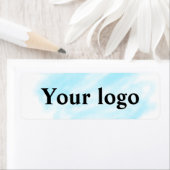 Eenvoudig minimaal elegant aangepast logo etiket (Insitu)