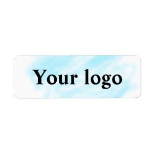Eenvoudig minimaal elegant aangepast logo etiket