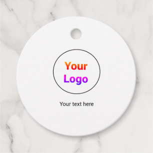Eenvoudig minimaal elegant aangepast logo hier bed bedankjes labels