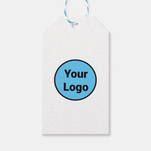 Eenvoudig minimaal elegant aangepast logo hier bed cadeaulabel