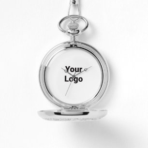 Eenvoudig minimaal elegant aangepast logo hier bed horloge