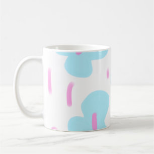 Eenvoudig minimaal elegant aangepast logo hier bed koffiemok