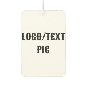 Eenvoudig minimaal elegant aangepast logo hier bed luchtverfrisser