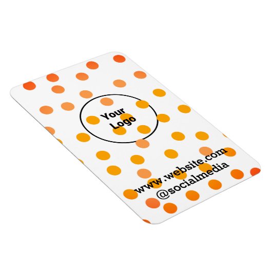 Eenvoudig minimaal elegant aangepast logo hier bed magneet (Rechterzijde)