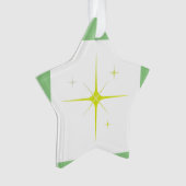 Eenvoudig minimaal elegant aangepast logo hier bed ornament (voorkant)