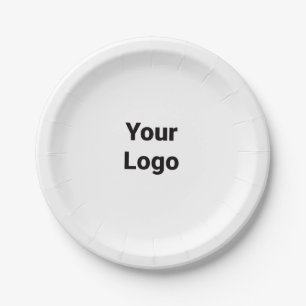 Eenvoudig minimaal elegant aangepast logo hier bed papieren bordje