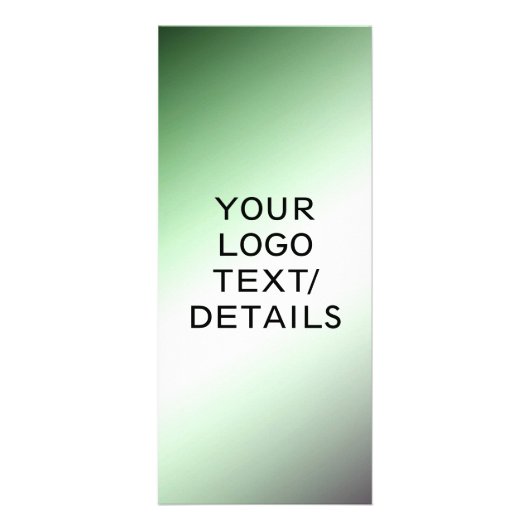 Eenvoudig minimaal elegant aangepast logo hier bed reclamekaart (Voorkant)